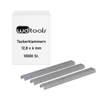 WD Tools Tackerklammern zu Drucklufttacker 12,8 x 6 mm...