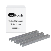 WD Tools Tackerklammern zu Drucklufttacker 12,8 x 12 mm...