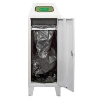 ADB Recycling-Abfallsammler mit Beutelhalterung, 120 L