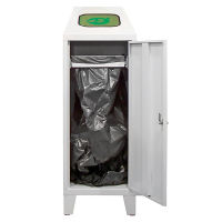 ADB Recycling-Abfallsammler mit Beutelhalterung, 120 L