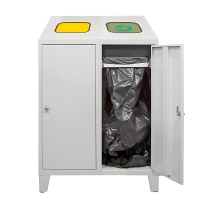 ADB Recycling-Abfallsammler mit 2 Beutelhalterungen