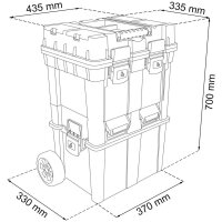 Werkzeugkoffer Trolley Wheelbox HD Compact